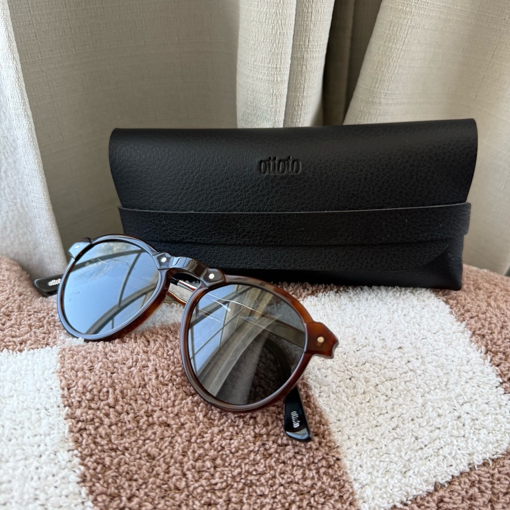 Ottoto Solon Tortois Gold Women Sunglasses 32-001290 / 49-18-145 USED